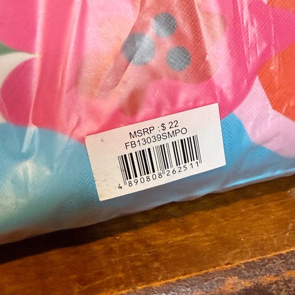 French Bull Floral Bright Blue Cosmetic Bag - Picture 6 of 8